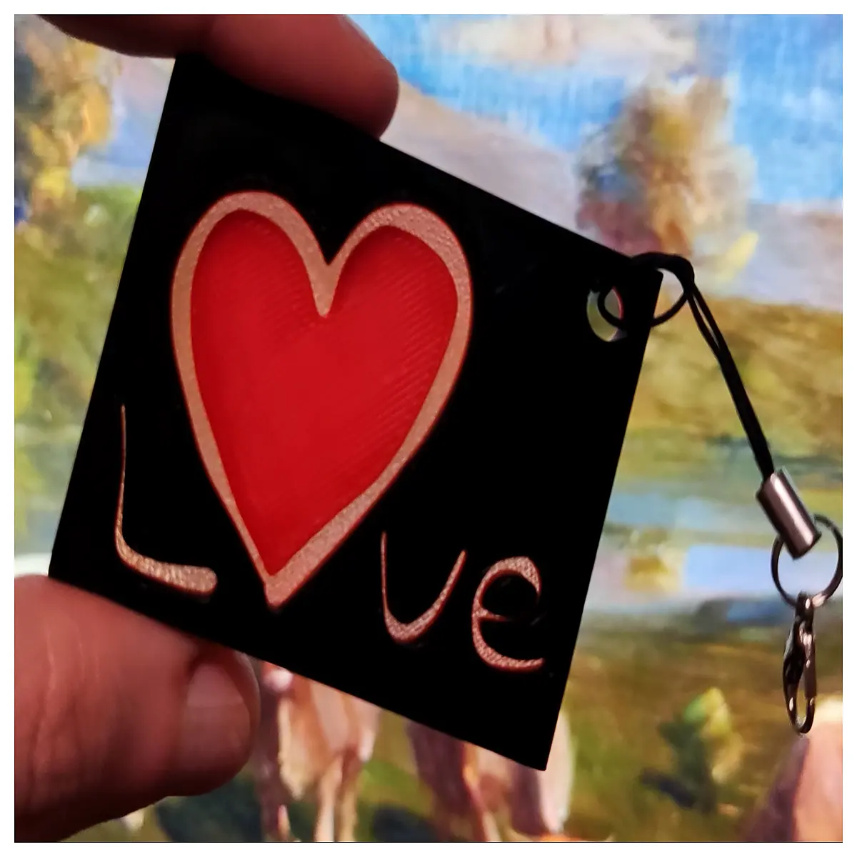Valentine s Day Girlfriend Keychain Romantic Decoration Anniversary Gift Simple Keepsake