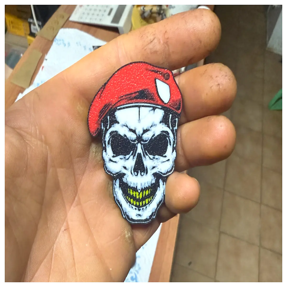 tactical skull keychain for men military soldier survival gear edc tactical gear