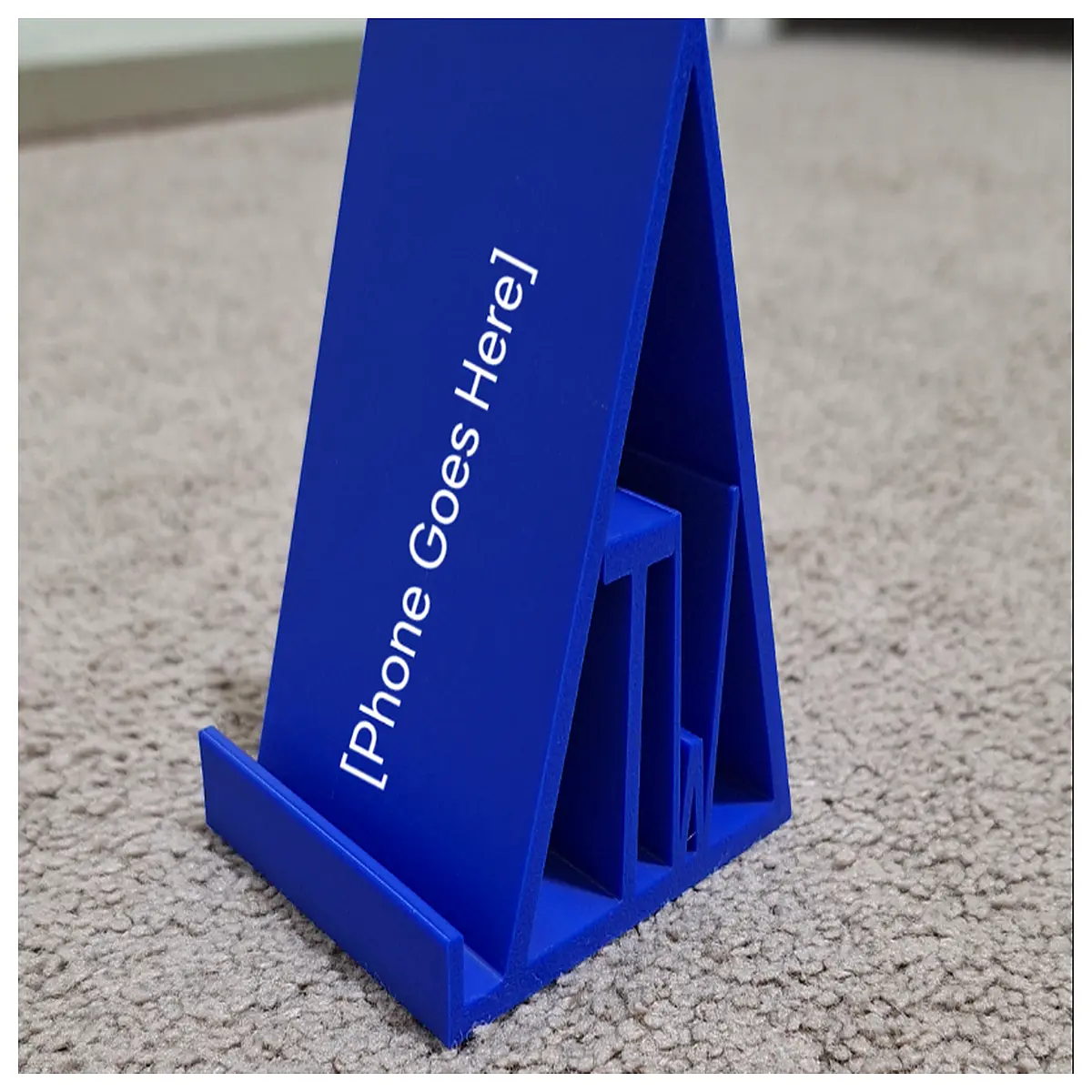 triangular phone holder for desk stable triangle base grip for hands viewing angle adjustable
