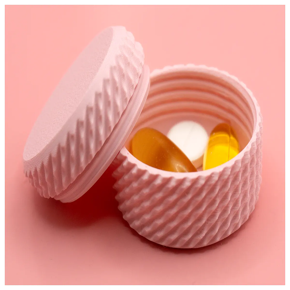 Portable Travel Pill Organizer Medication Case Easy Carry Pill Box Pharmacy Accessories Storage Solution