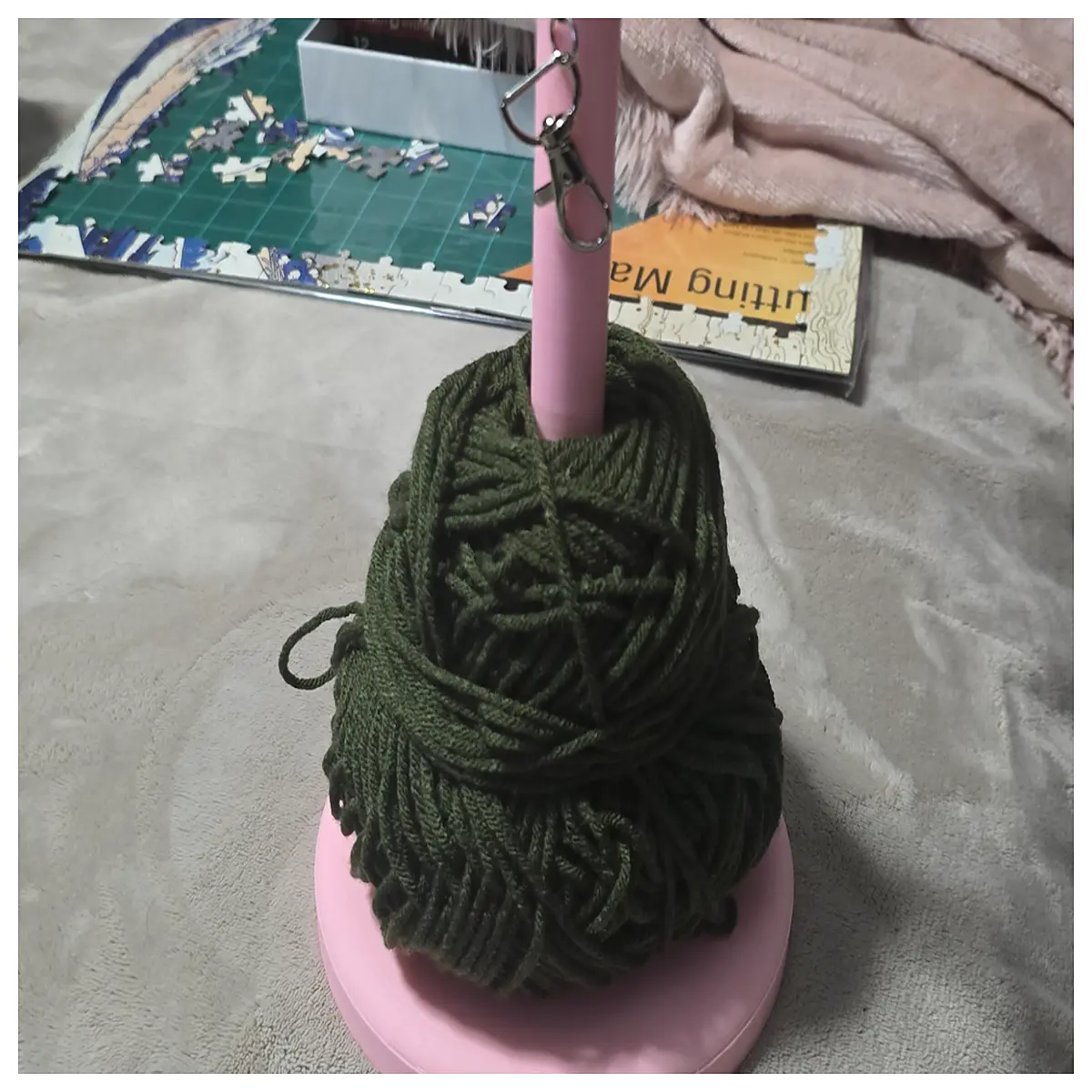 Large Yarn Winder 10 Inch Textile Tool Knitting Accessories Bobbin Winding Winder Set