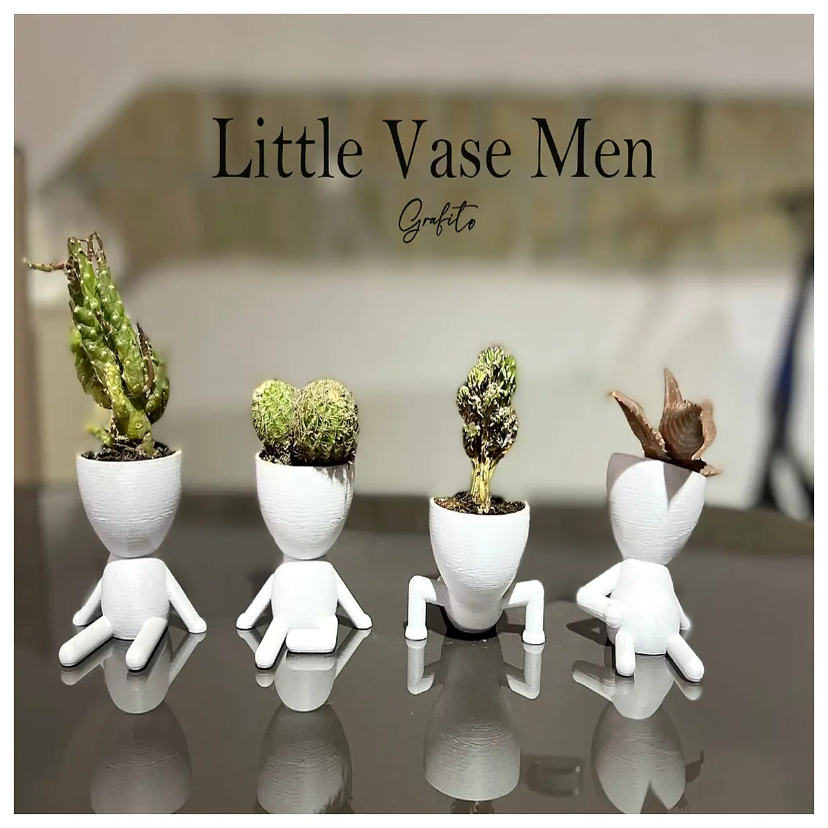 Miniature Dwarf Figurine Vase Desktop Decoration Home Accent Living Room Bedroom Gift Cute Ceramic Small Person Vase Ceramic Dwarf Figurine