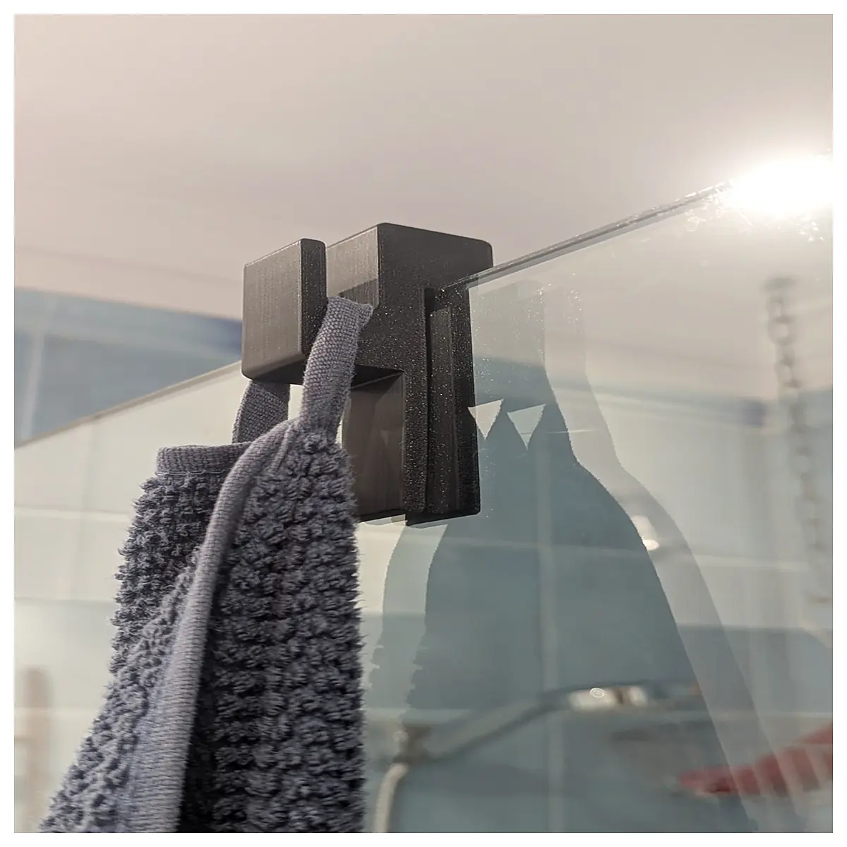 11mm shower screen multi hook organizer for bathroom wall mounted storage rack duty soap dish holder accessories