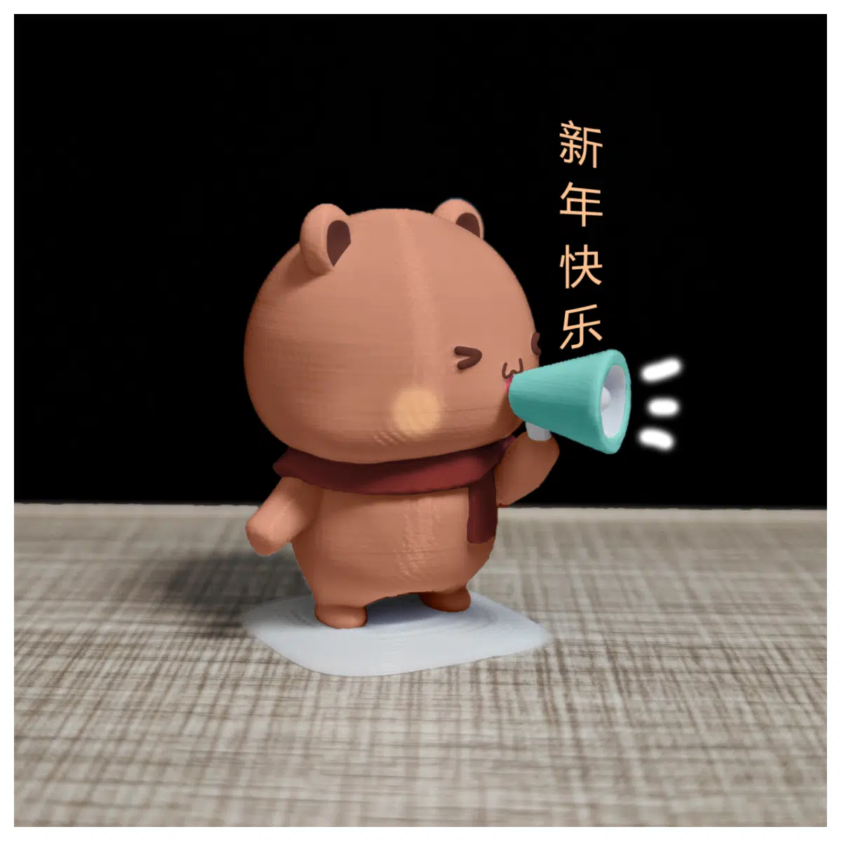 Bubu Couple Bear Set Trumpet Edition Adorable Companion Plush Toy Girlfriend Boyfriend Bubu Series