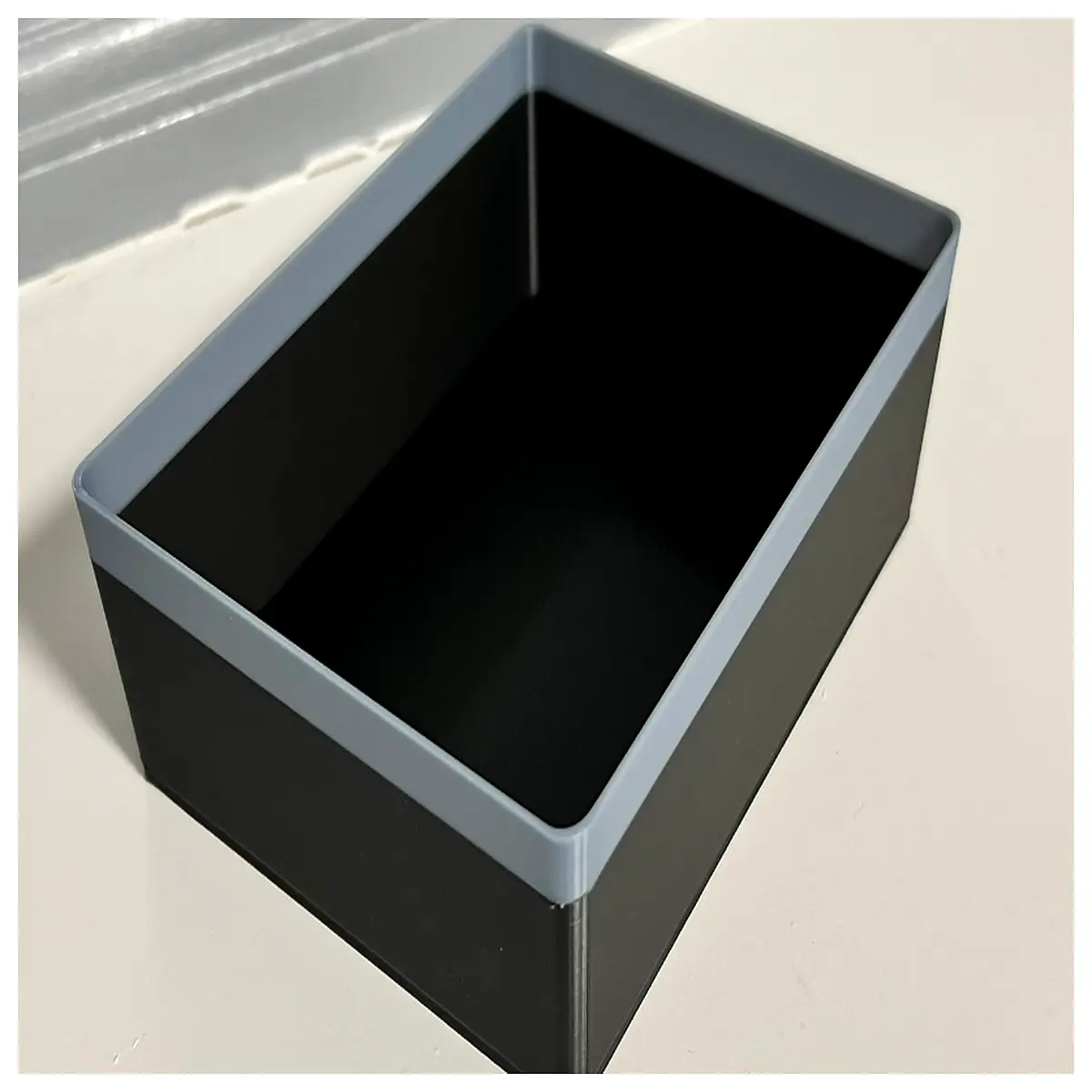 Slim Storage Box Mini Organizer Thin Storage Container Space Saving Box Home Organization Closet Storage