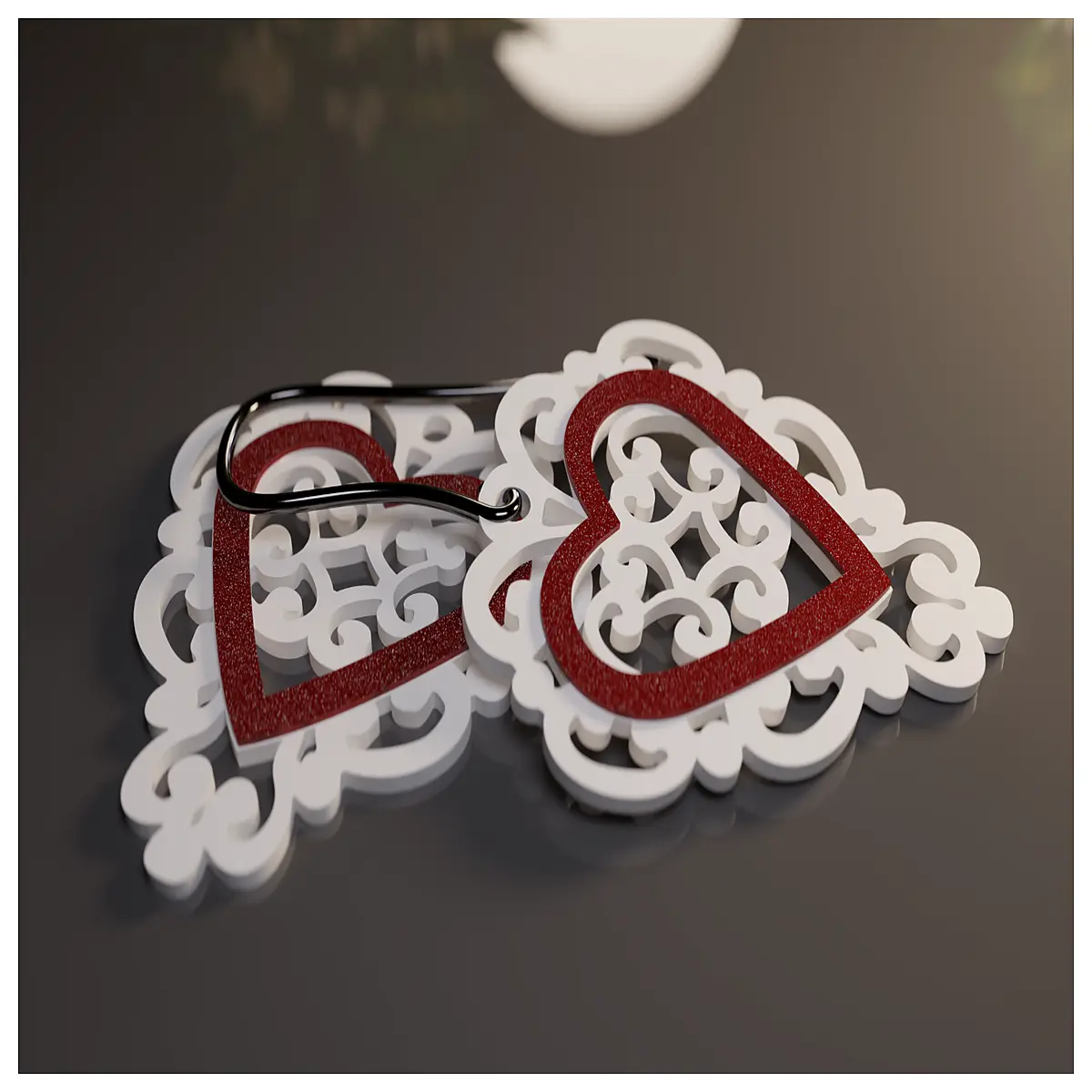 Shaped Earrings Women s Drop Earrings Romantic Love Jewelry Girlfriend Sweet Earrings