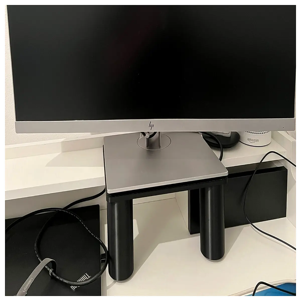 Monitor Stand Desk Mount Screen Stand Adjustable Computer Monitor Stand Accessories Support Bracket Ideal for Desk Setup