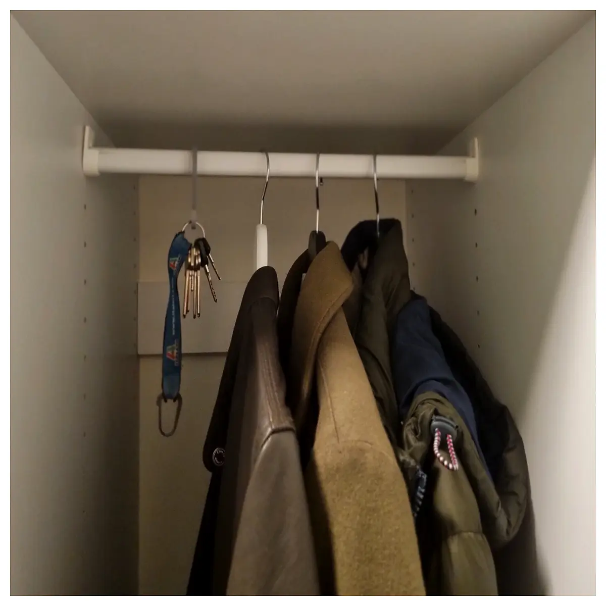 wall mounted coat rack with hooks for keys and hats entryway organizer storage