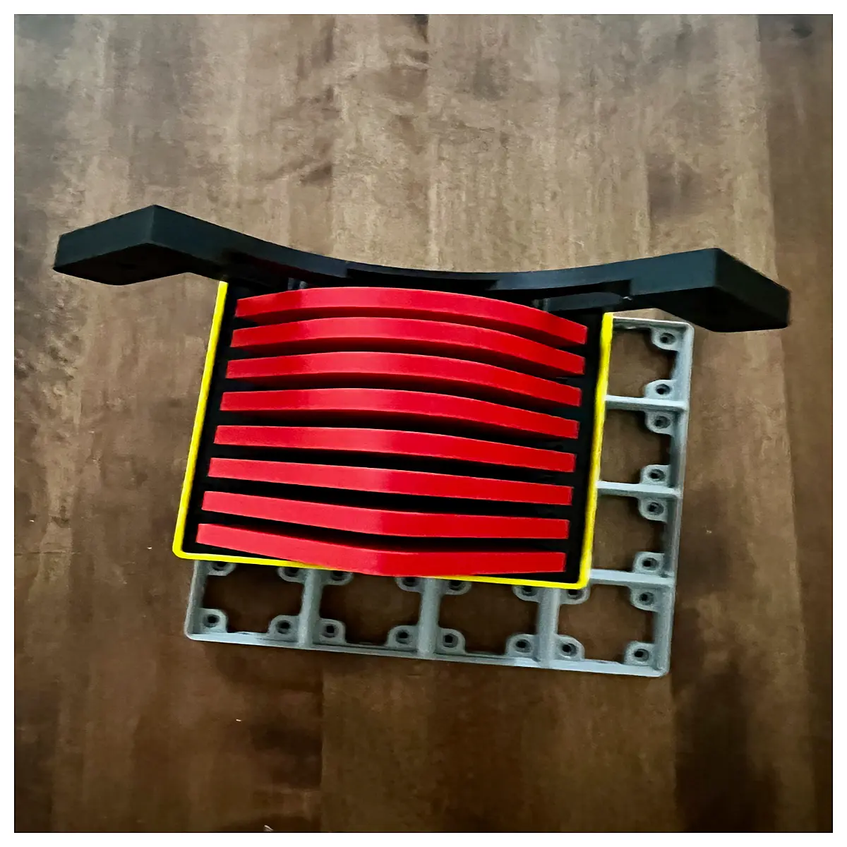 gridfinity baseplate for circular overmold templates magnetic organizer insert round template holder