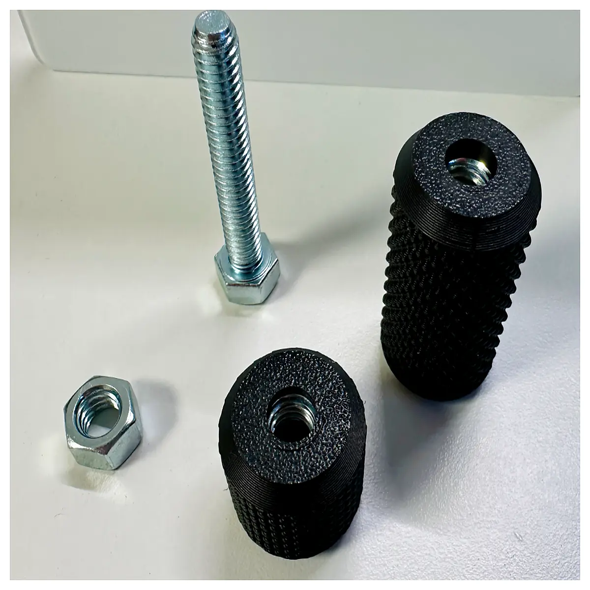 knurled thumb grip hex nut m4 m5 m6 m8 m10 stainless steel self locking hand tight fastener tool