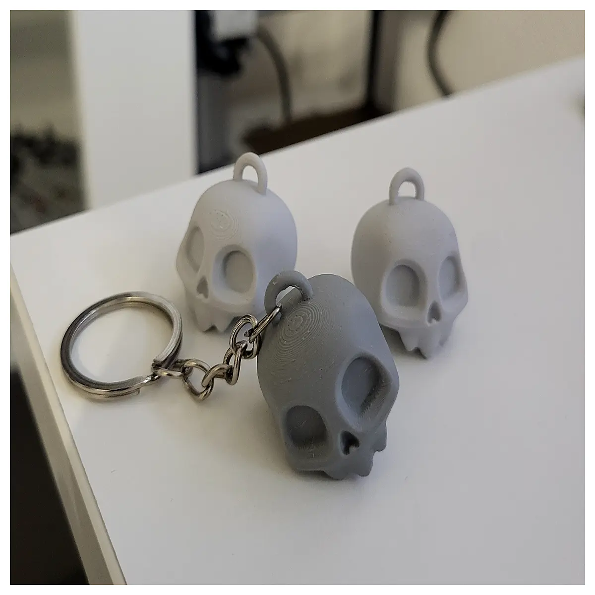 Cute Skeleton Keychain Decoration Phone Charm Gift Anime Accessory Creative Ornament