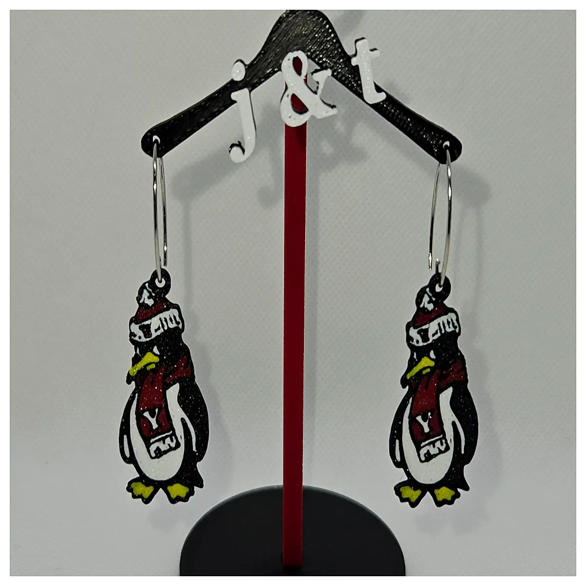Yang Shi Town State University Earrings Student Earrings Fashion Trendy College Style Gift Graduation Souvenir Korean Style Earrings