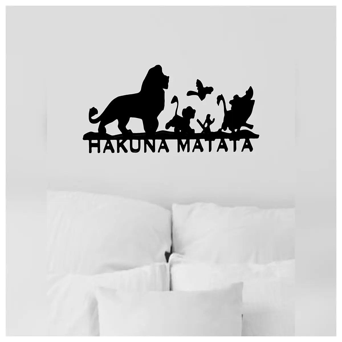 lion king wall art decor hakuna matata canvas print nursery room poster motivational quote home decoration