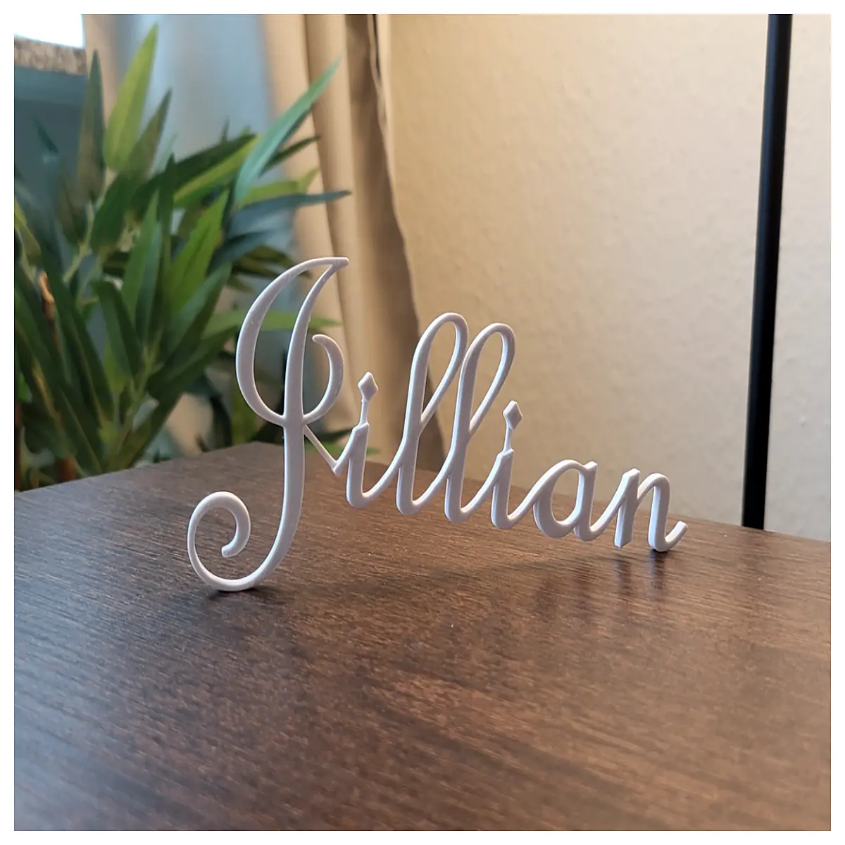 custom printed name plaque jillian personalized desk sign acrylic office decor