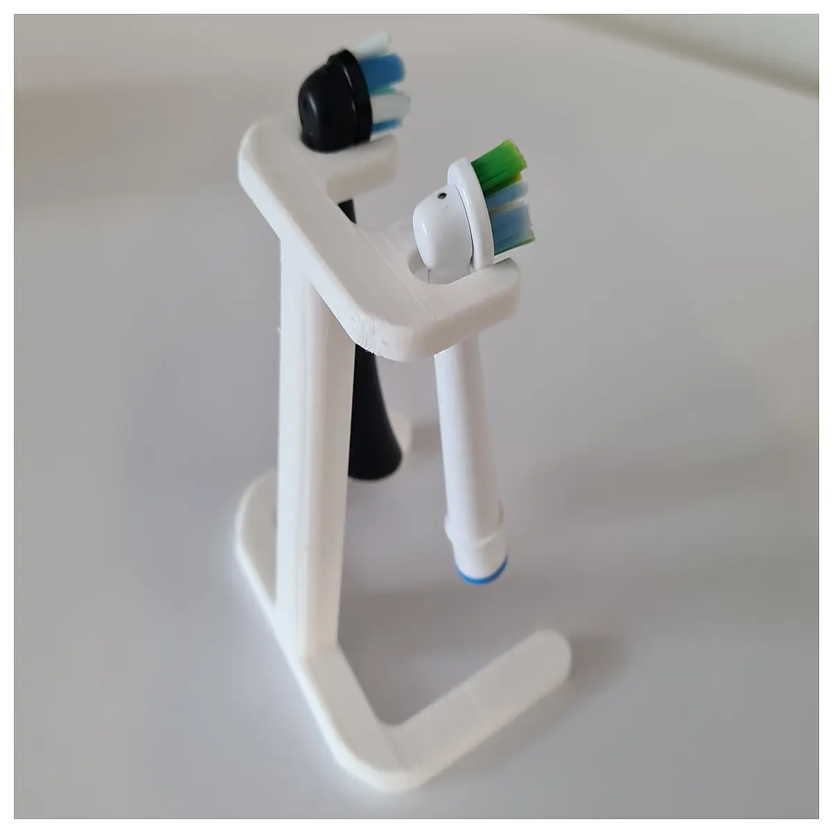 oral b dual toothbrush holder wall mount bathroom organizer for electric toothbrush heads storage rack