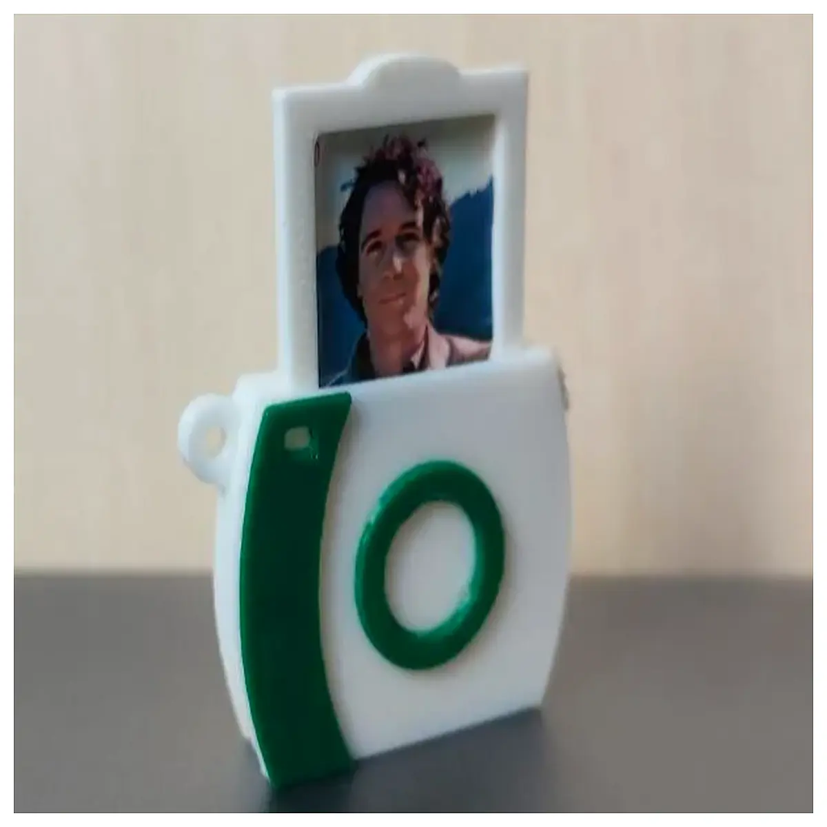 custom instant photo keychain style best friend