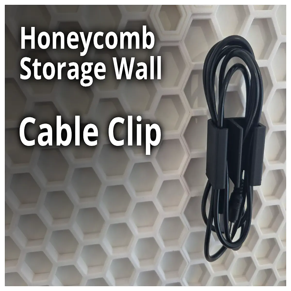 hsw honeycomb wall organizer cable clips management system for home office desk cord tidy wire holder