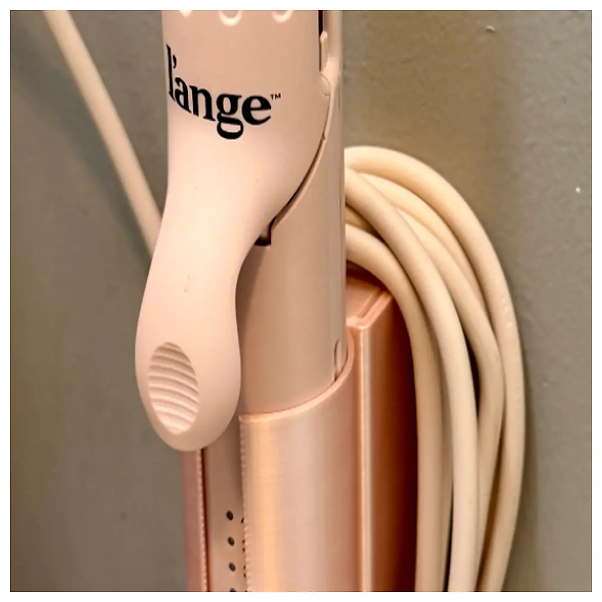 Hair Roll Wall Mount Holder Bathroom Curling Holder Curling Accessory Mounting Bracket Space Saving Curlers Support