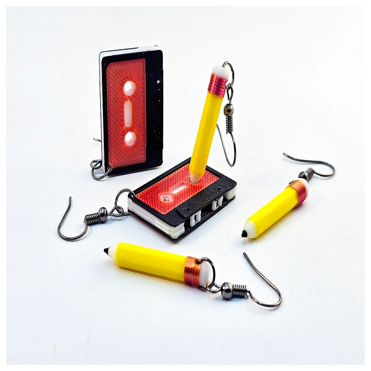 Magnetic Box Earrings Magnetic Earring Studs Magnetic Jewelry Magnetic Decoration Easy to Wear Magnetic Earring Accessories