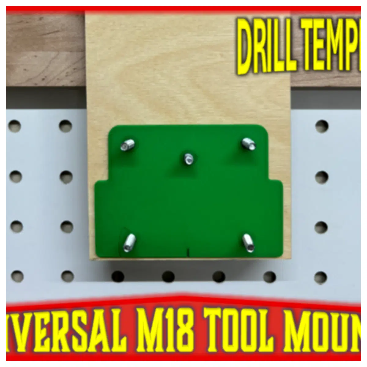 M18 Drill Template Quick Install DIY Projects Hole Drilling Tool Construction Set