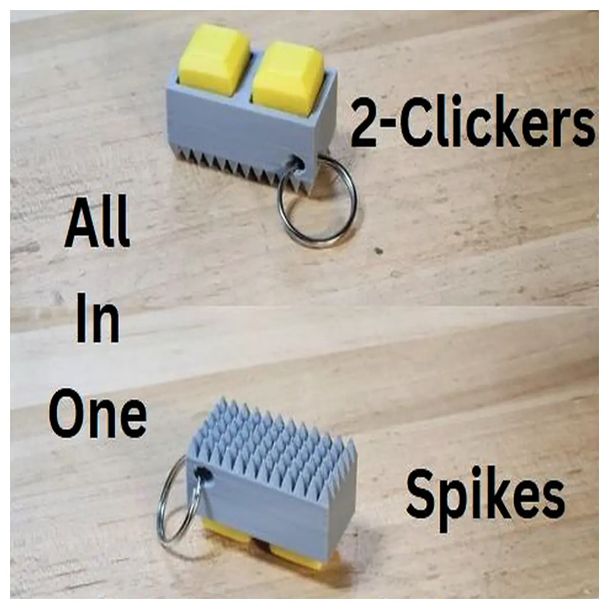 fidget toy dual button clicker stress relief sensory fidgets for anxiety and calming