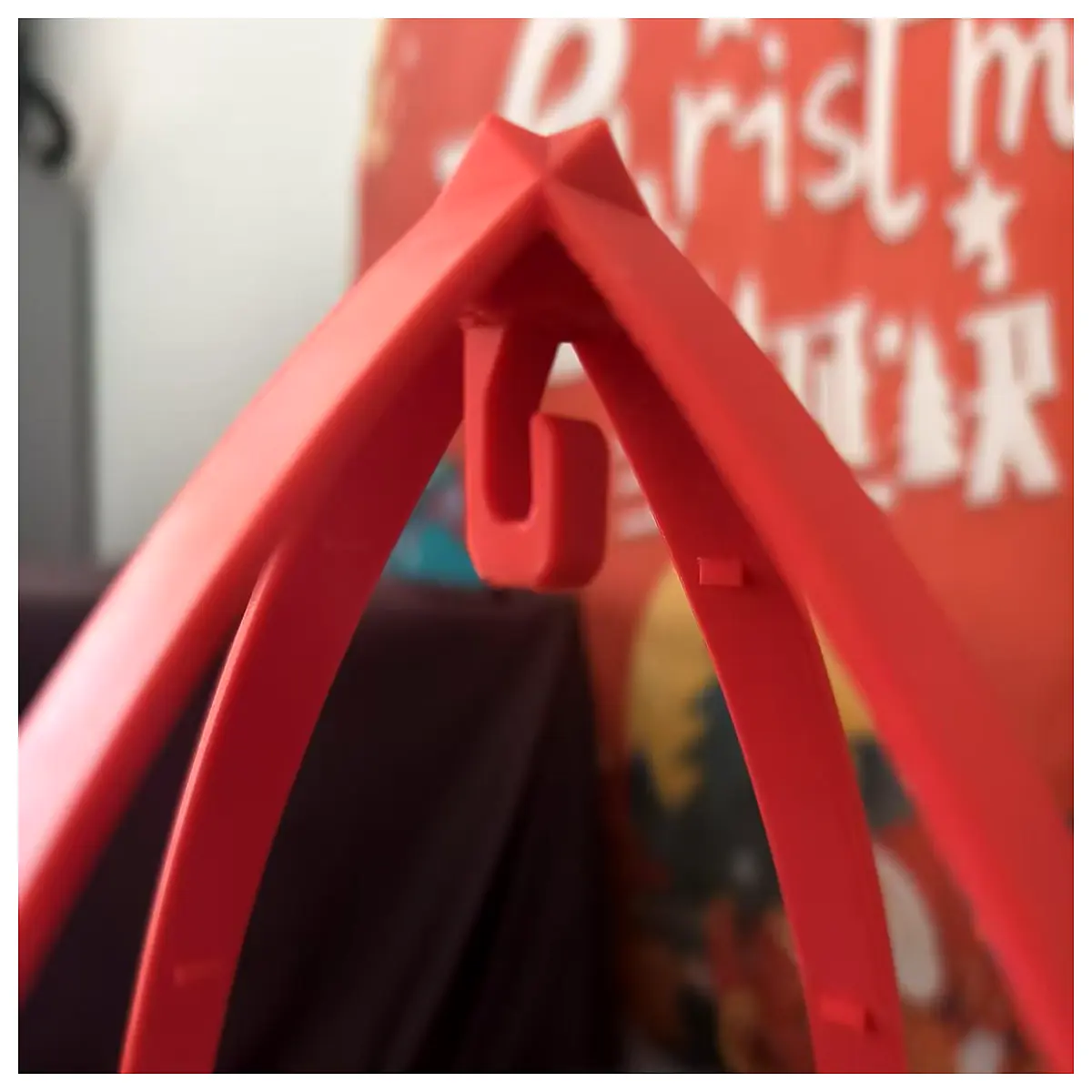 breakfast stall plastic bag dispenser hook organizer for food vendors