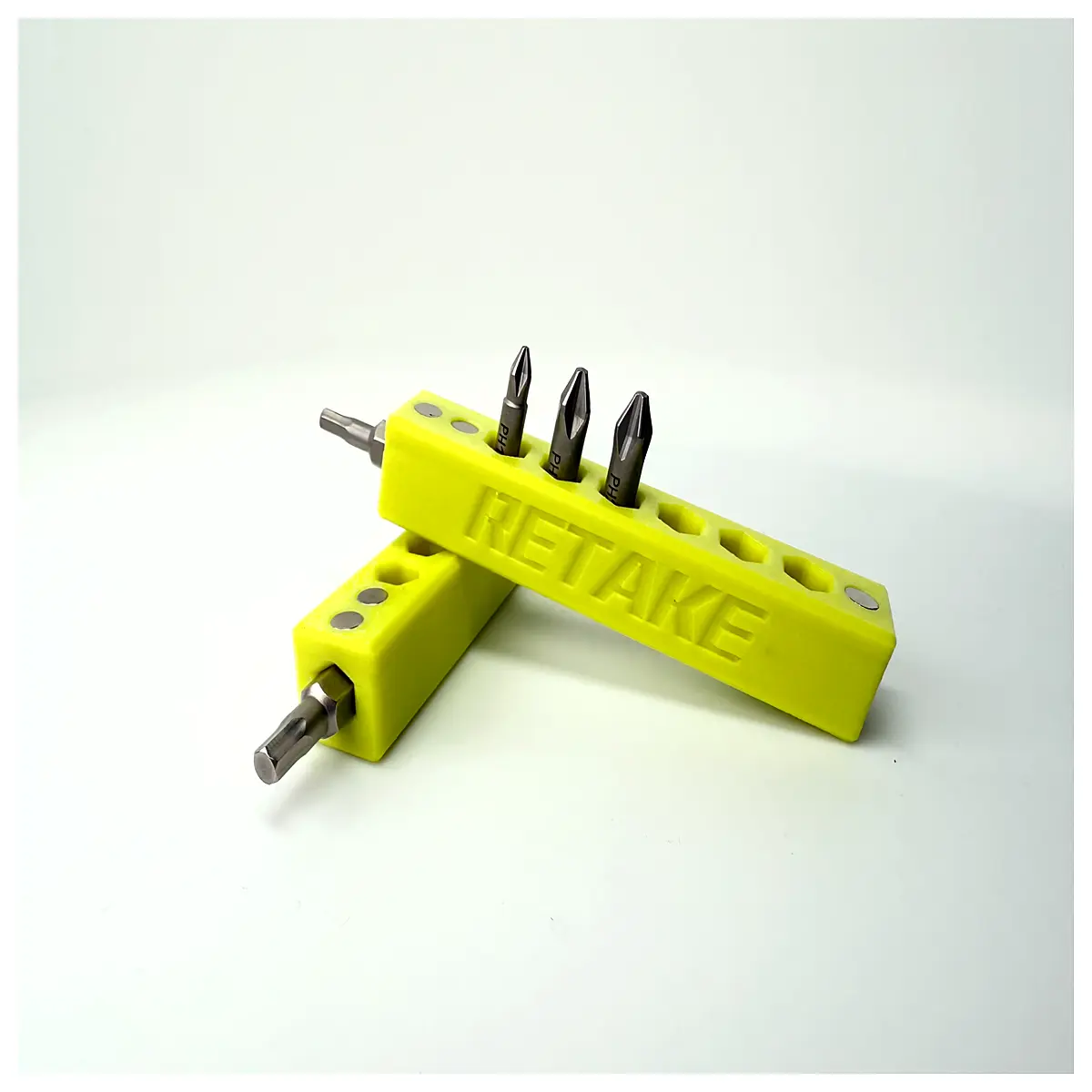 magnetic screwdriver bit holder case organizer box portable tool storage for drill bits and drivers