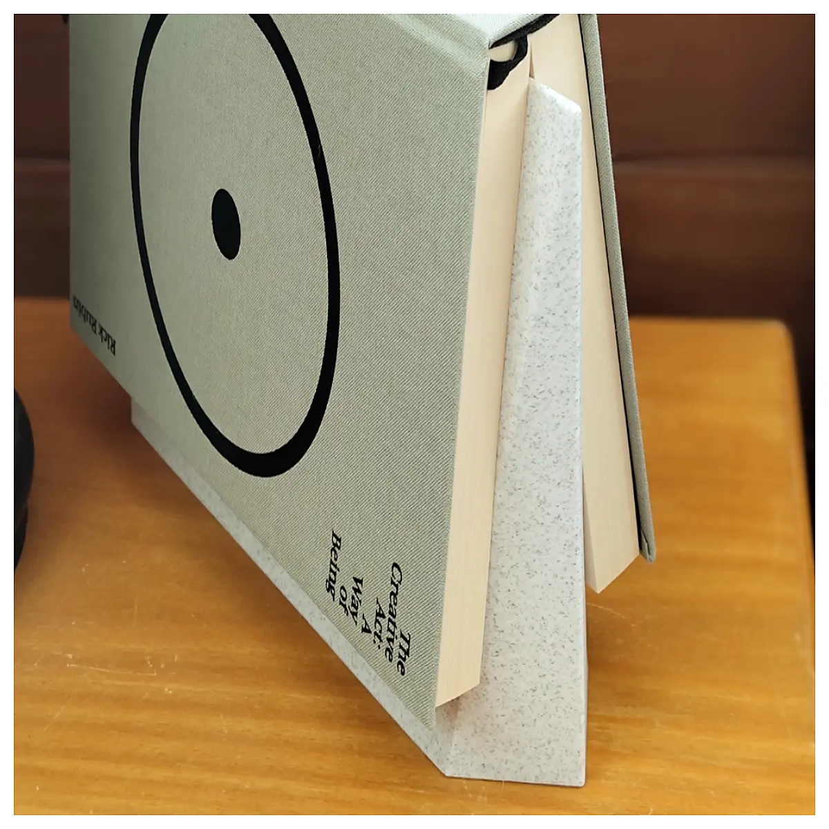wooden standing bookmark holder desktop organizer for reading lovers
