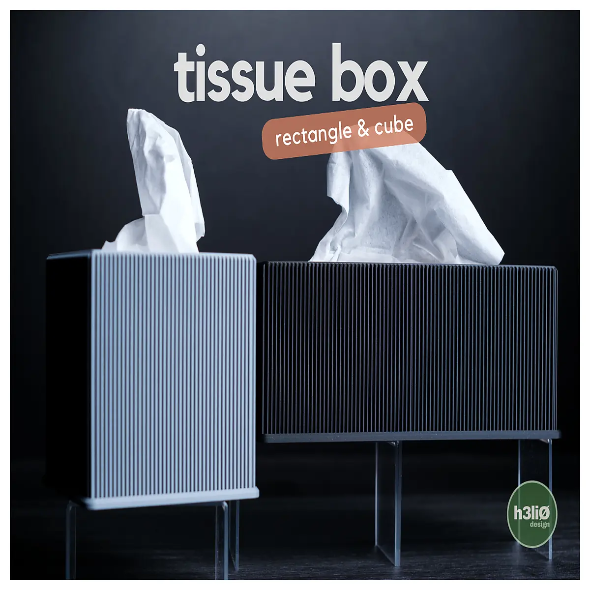 Tissue Box Rectangular Cube Storage Box Tissue Paper Holder Drawer Cabinet Kitchen Bathroom Multi Purpose Storage Container