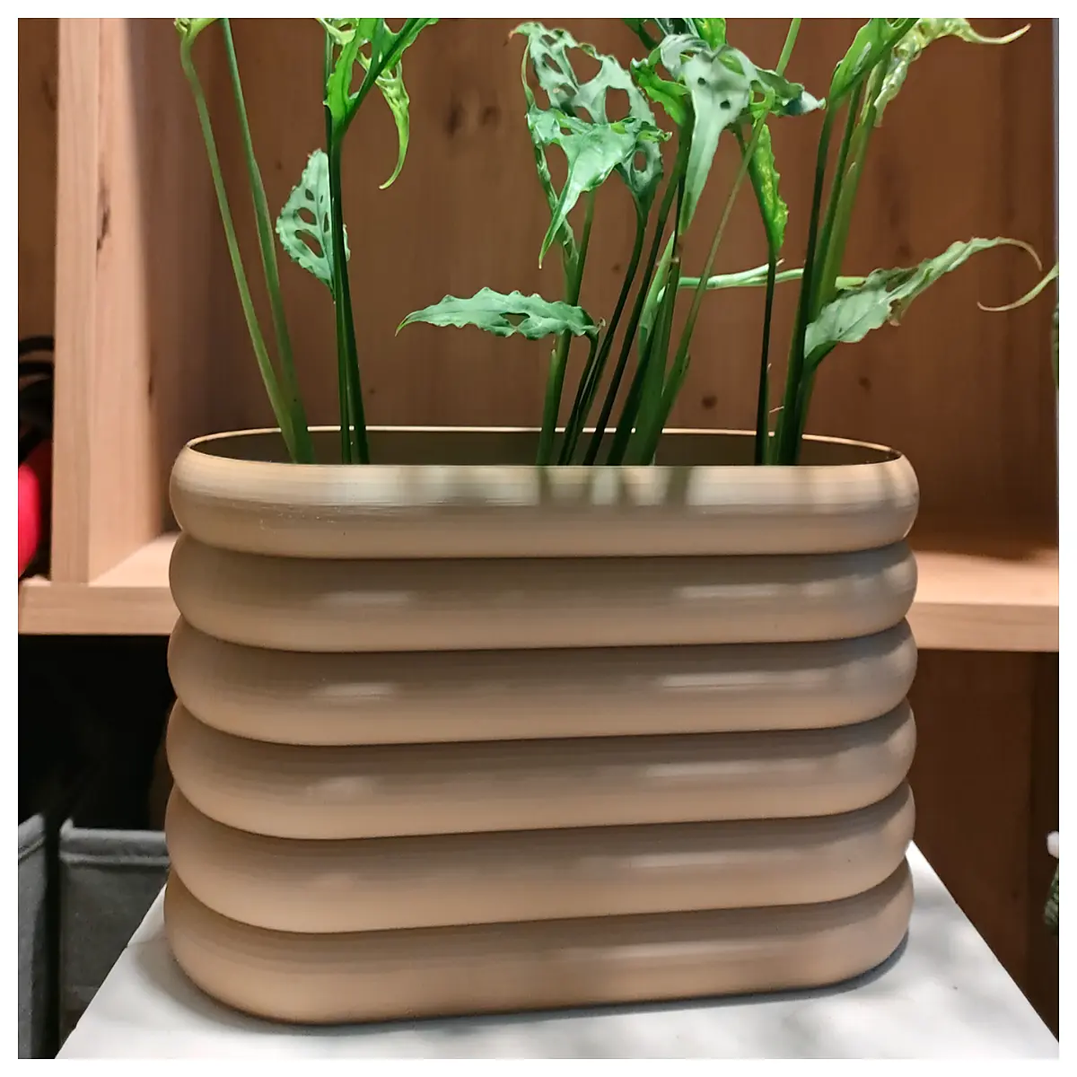 Oval Raised Flower Pot Ceramic Planter Indoor Garden Decoration Flower Pot for Succulents Planting Creative Planters
