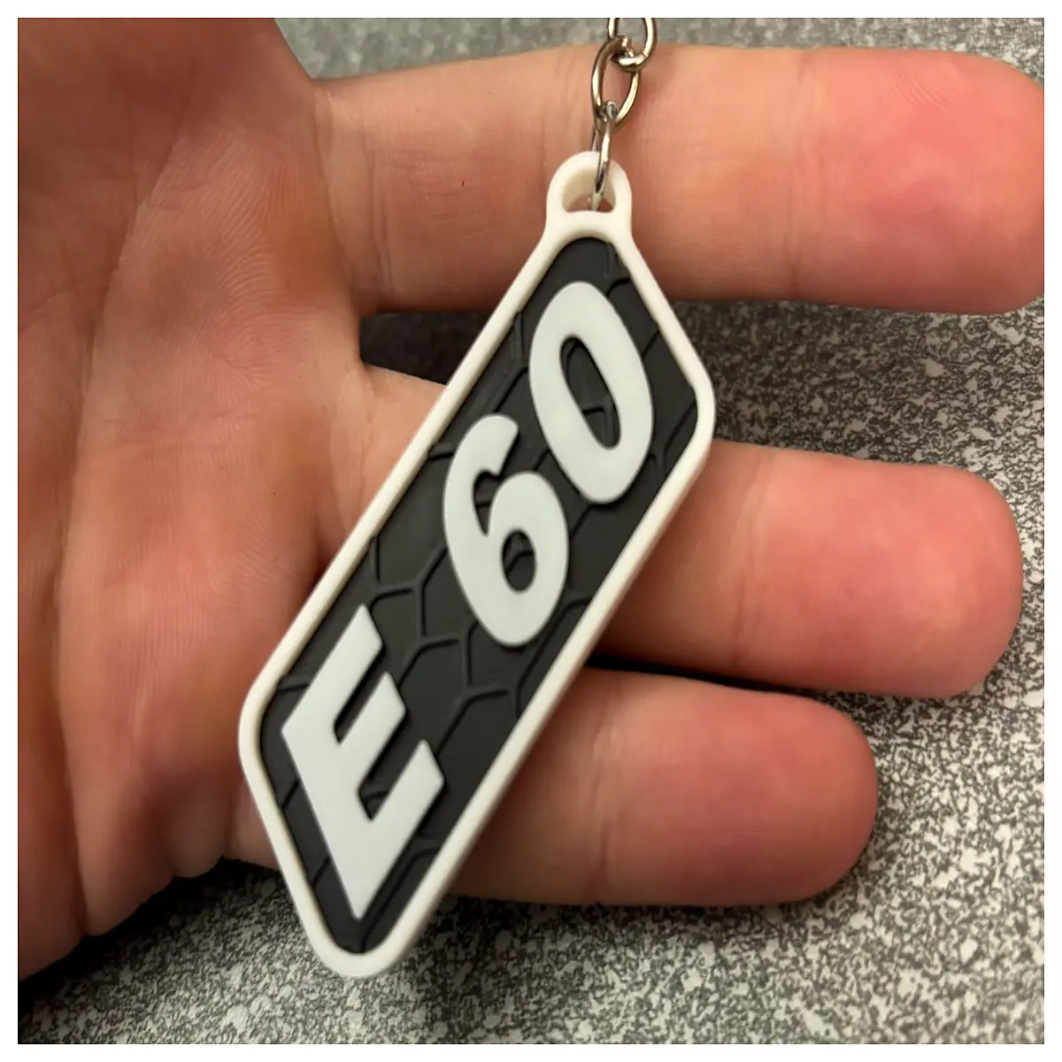 E60 Keychain Car Accessory Keyring Decoration E60 Key Charm Auto Parts Keychain Replacement