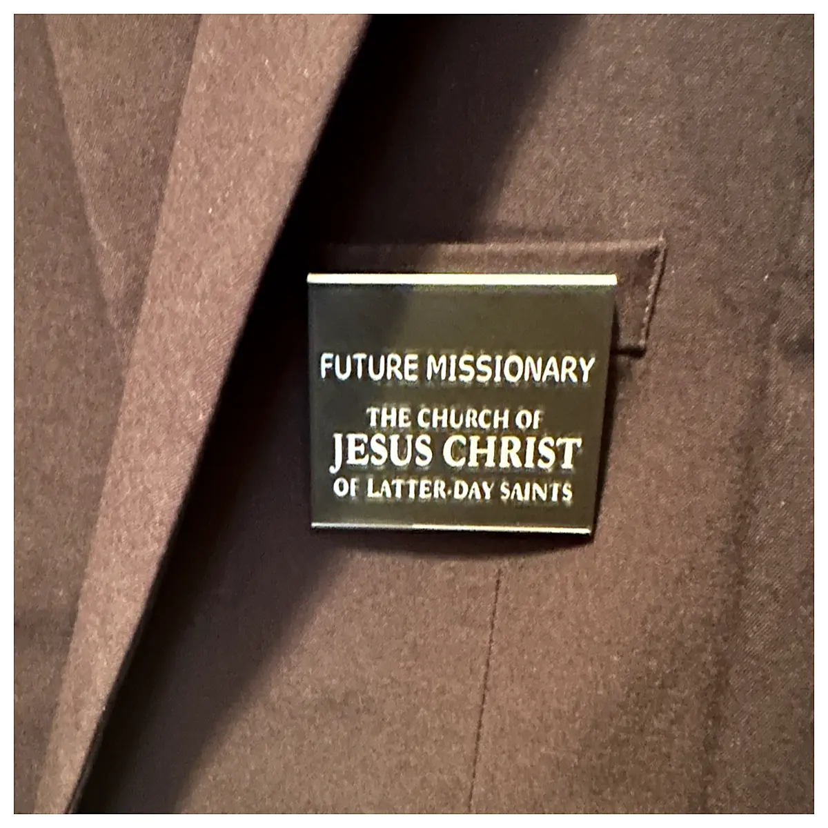 LDS Missionary Nameplate Faith Identifier Missionary Tool Latter day Saints Missionary Nameplates Missionary Equipment