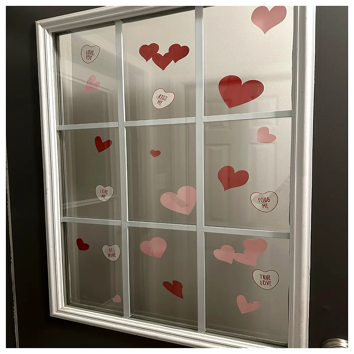 valentine s day window decals romantic love wall stickers for home decor