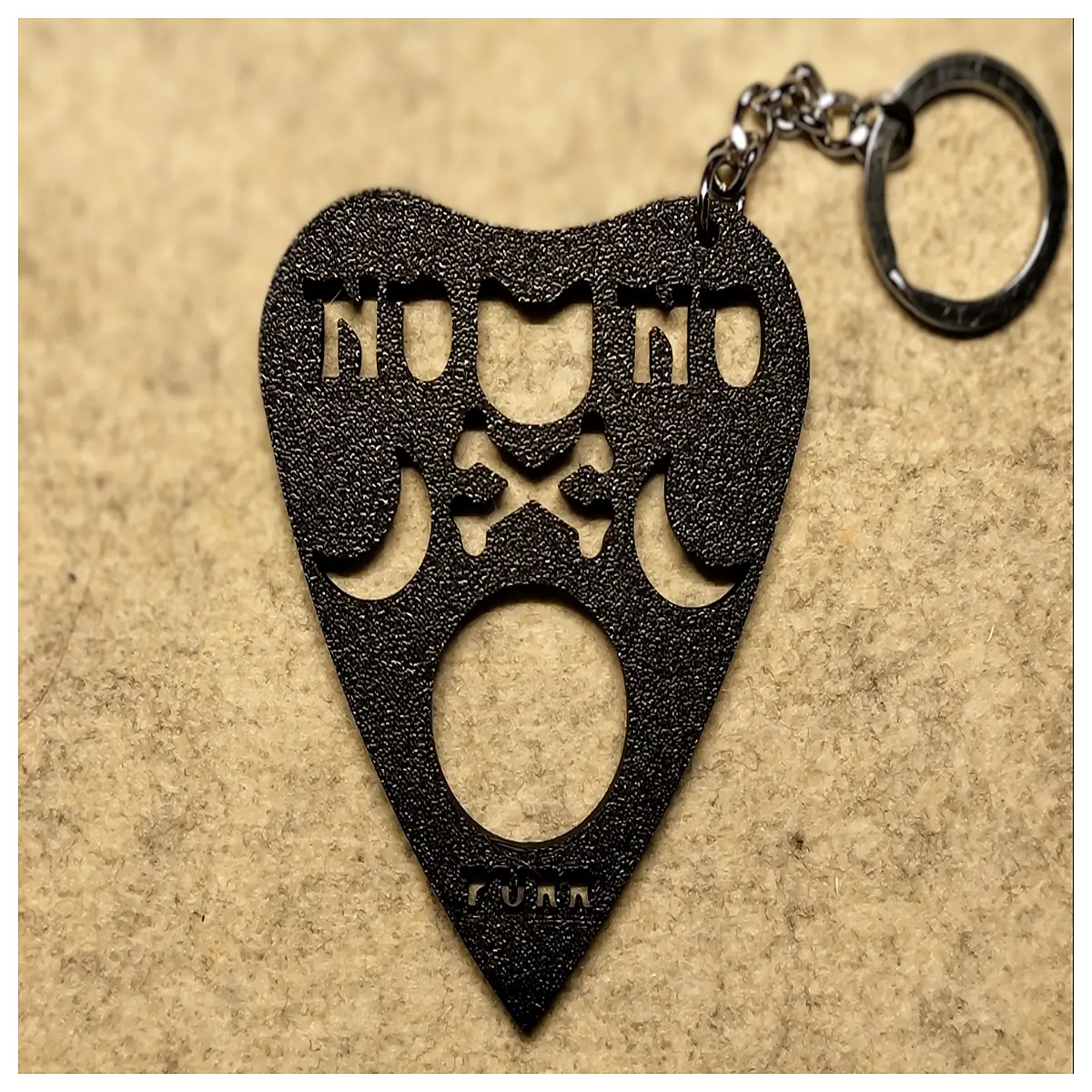 Cat Ouija Keychain Spirit Charm Halloween Decor Pet Accessory Mystic Gift Cute Pendant Spooky Decoration Cat Lovers