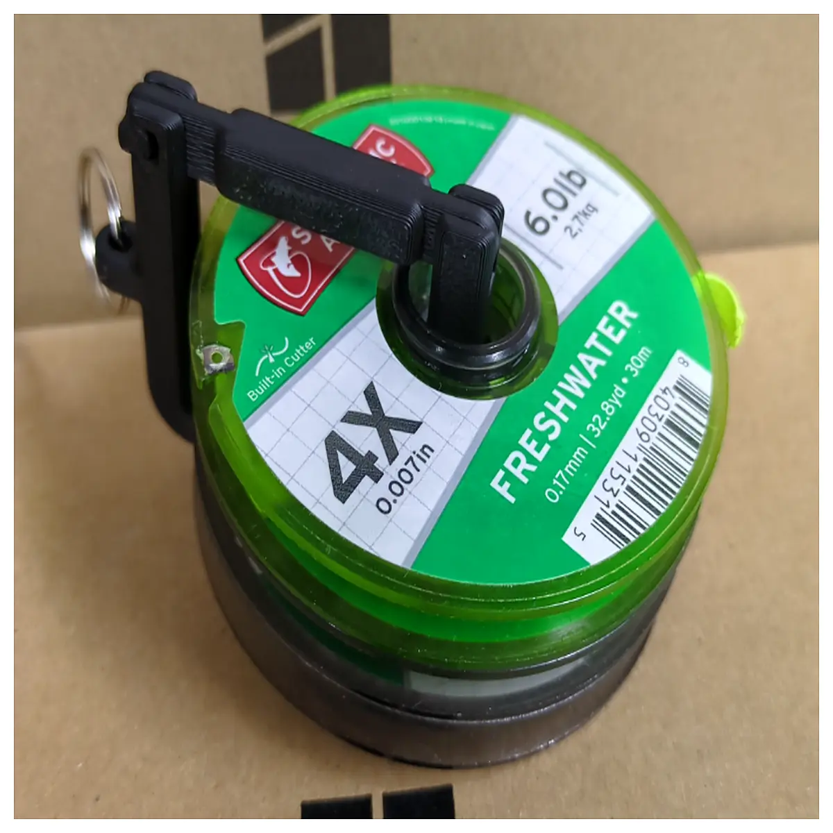 Molded Fishing Line Spool Organizer Box Fishing Accessories Line Storage Case Tackle Storage Box Fishing Tools