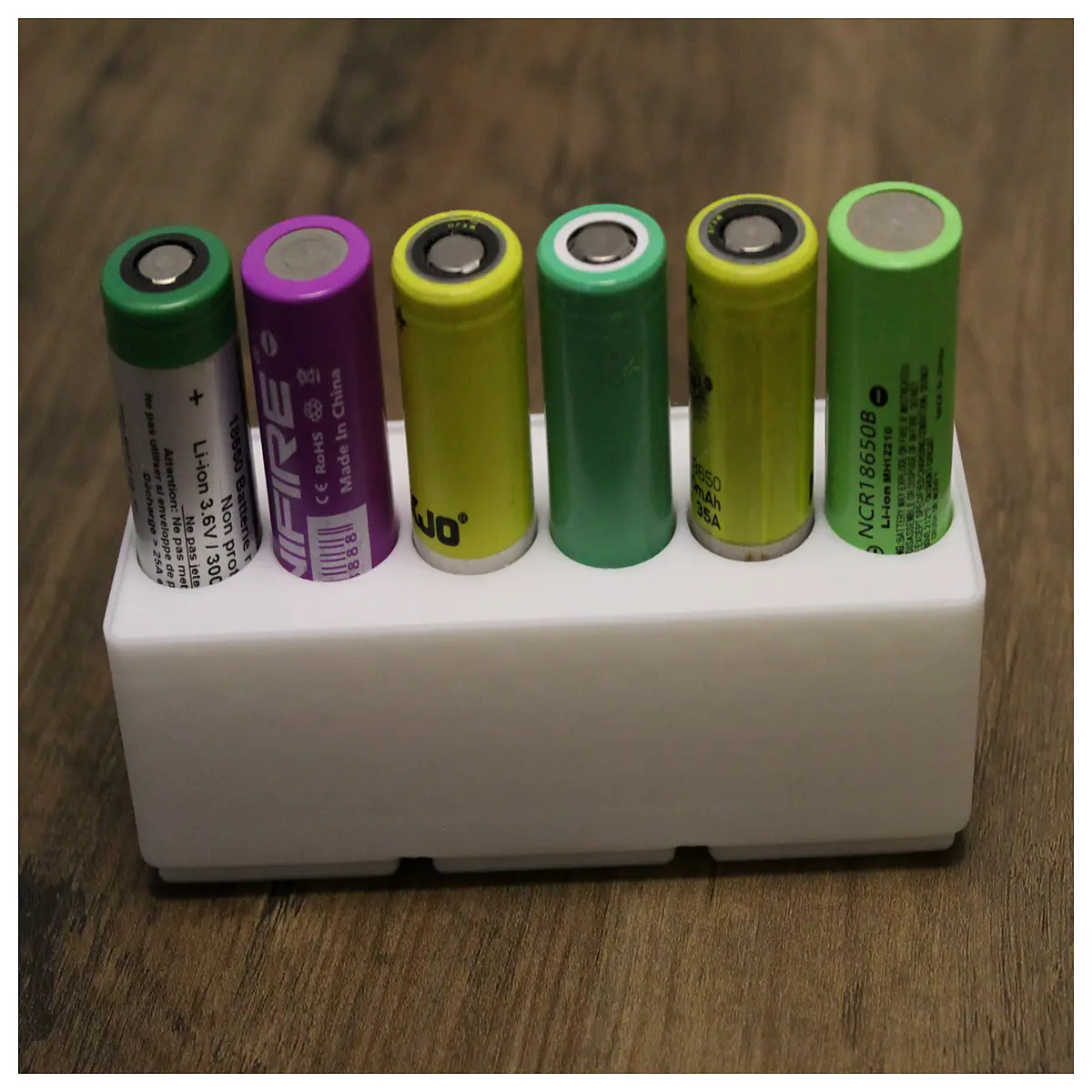 18650 Battery Box Organizer Storage Case Electronic Device Accessories Battery Assembly Tool Gridfinity