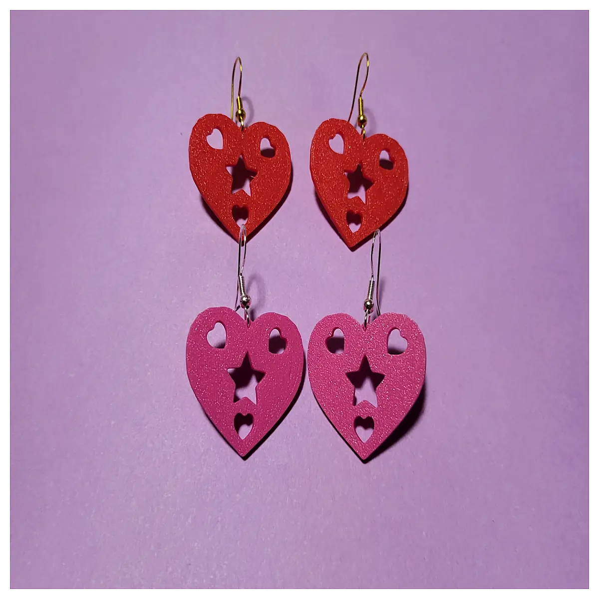 star drop earrings for women dangle jewelry gift