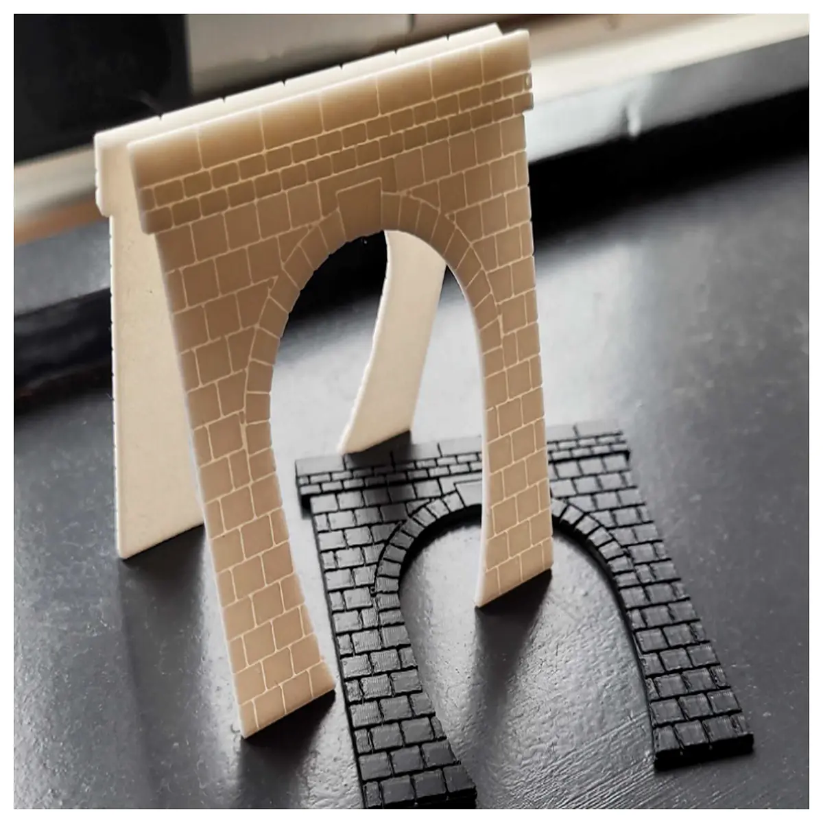 N Scale Model Railway Tunnel Entrance Model Train Accessory Tunnel Scene Decoration Simulation Track Components