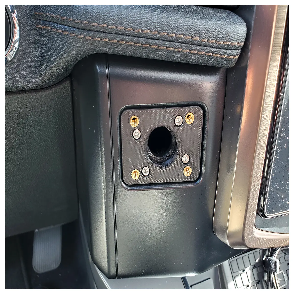 F150 Lightning Coin Holder AMPS Adapter Car Interior Storage Box Organizer Vehicle Parts Accessory