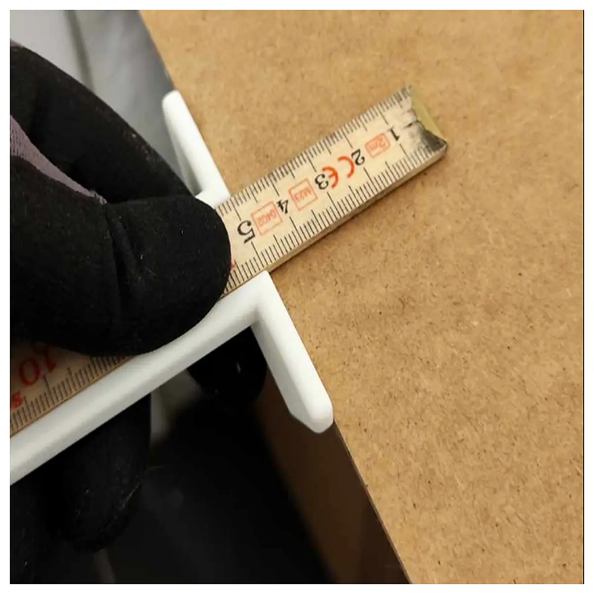 folding ruler guide block woodworking alignment tool precision measuring jig