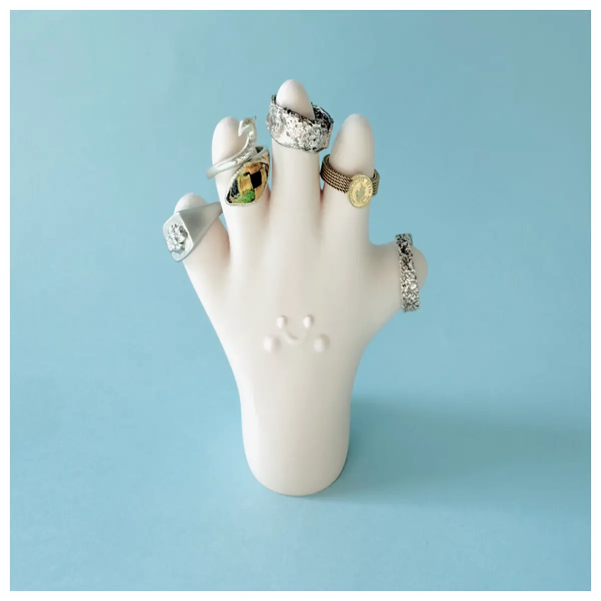 hand shaped jewelry holder for rings necklaces bracelets table organizer gift