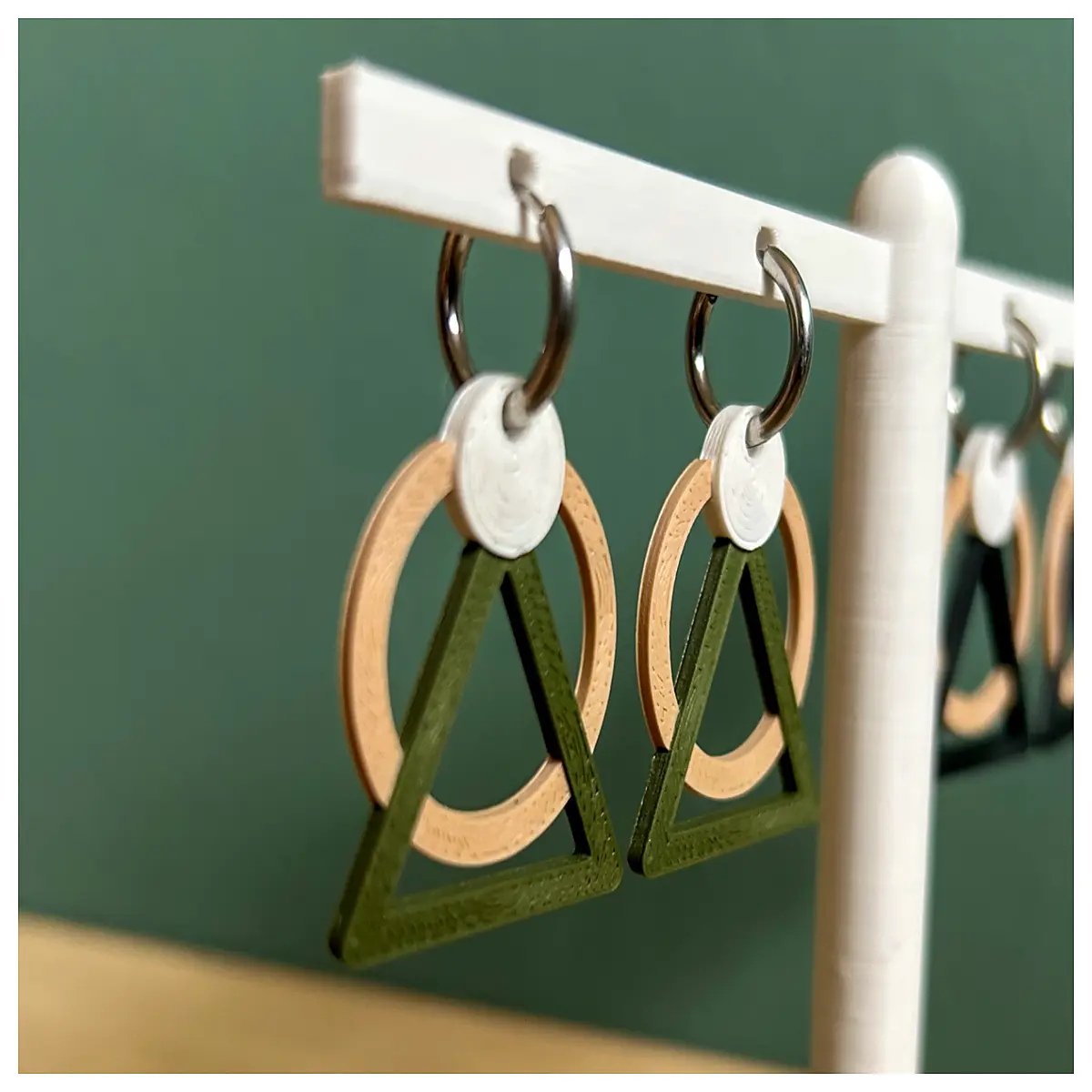 Round Hoop Earrings Geometric Shape Elegant Earrings Decorative Accessories Girls Gift Fashion Trend