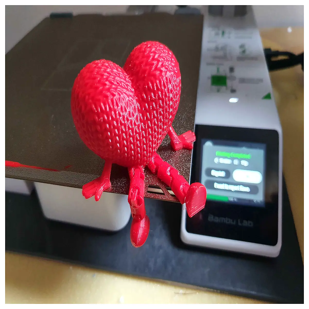 valentine s day knitted plush with movable joints for couples romantic gift