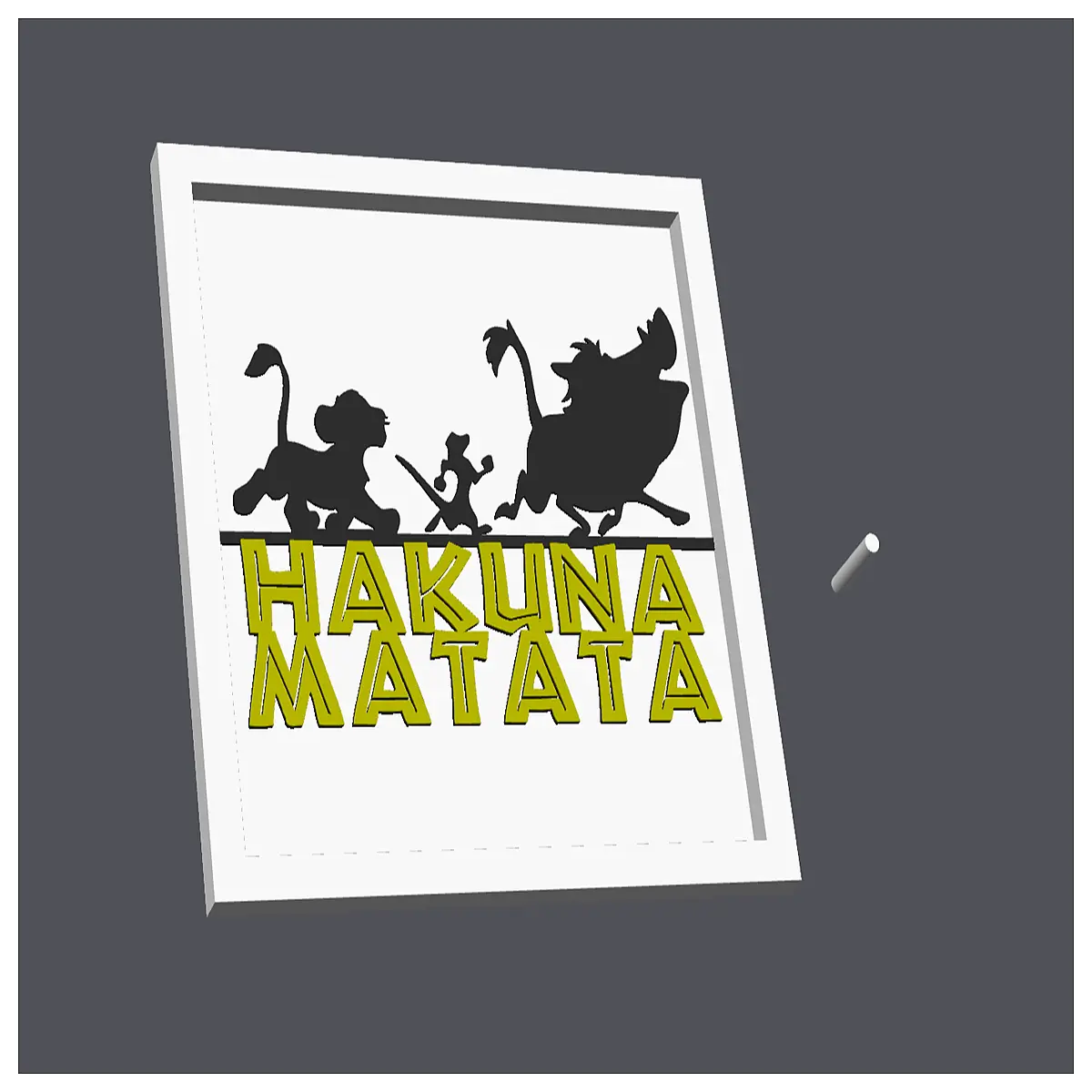 funny hakuna matata wall art canvas print motivational quote poster for living room bedroom decor