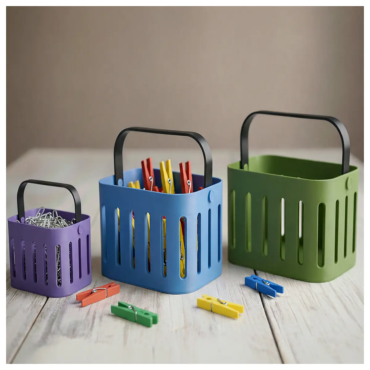 large wicker laundry basket with handles collapsible storage bin organizer for toys clothes nursery home