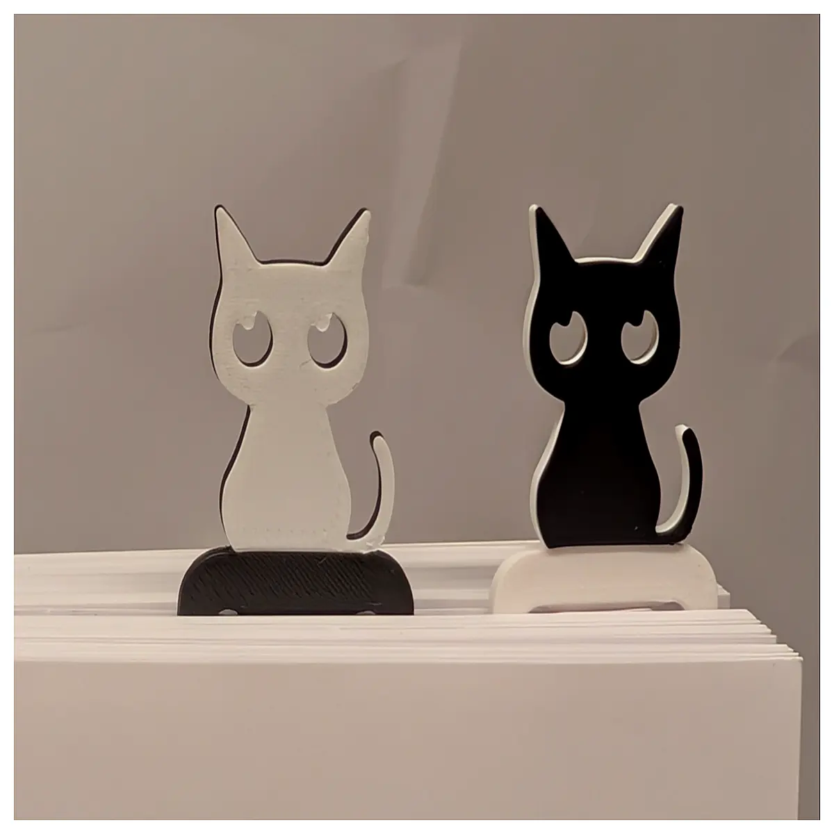 cute cat bookmark for reading metal animal page marker book lovers