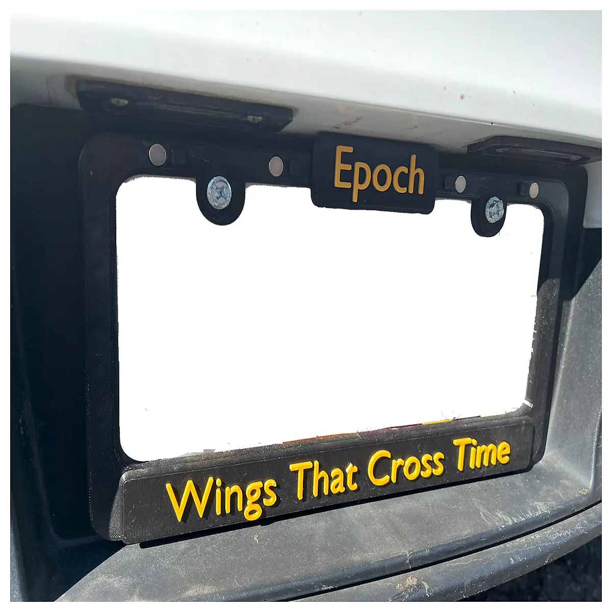 License Plate Frame Car Mount Driver Side Vehicle Parts Dashboard Accessory Driving Safety Car Components