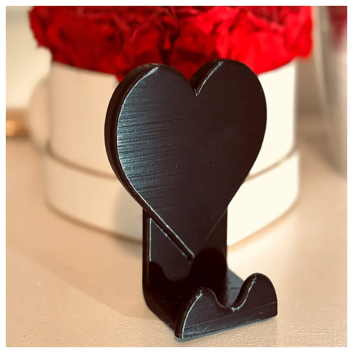 Valentine s Day Phone Holder Romantic Video Mount Phone Desk Stand Lover Gift Quick Install Accessory