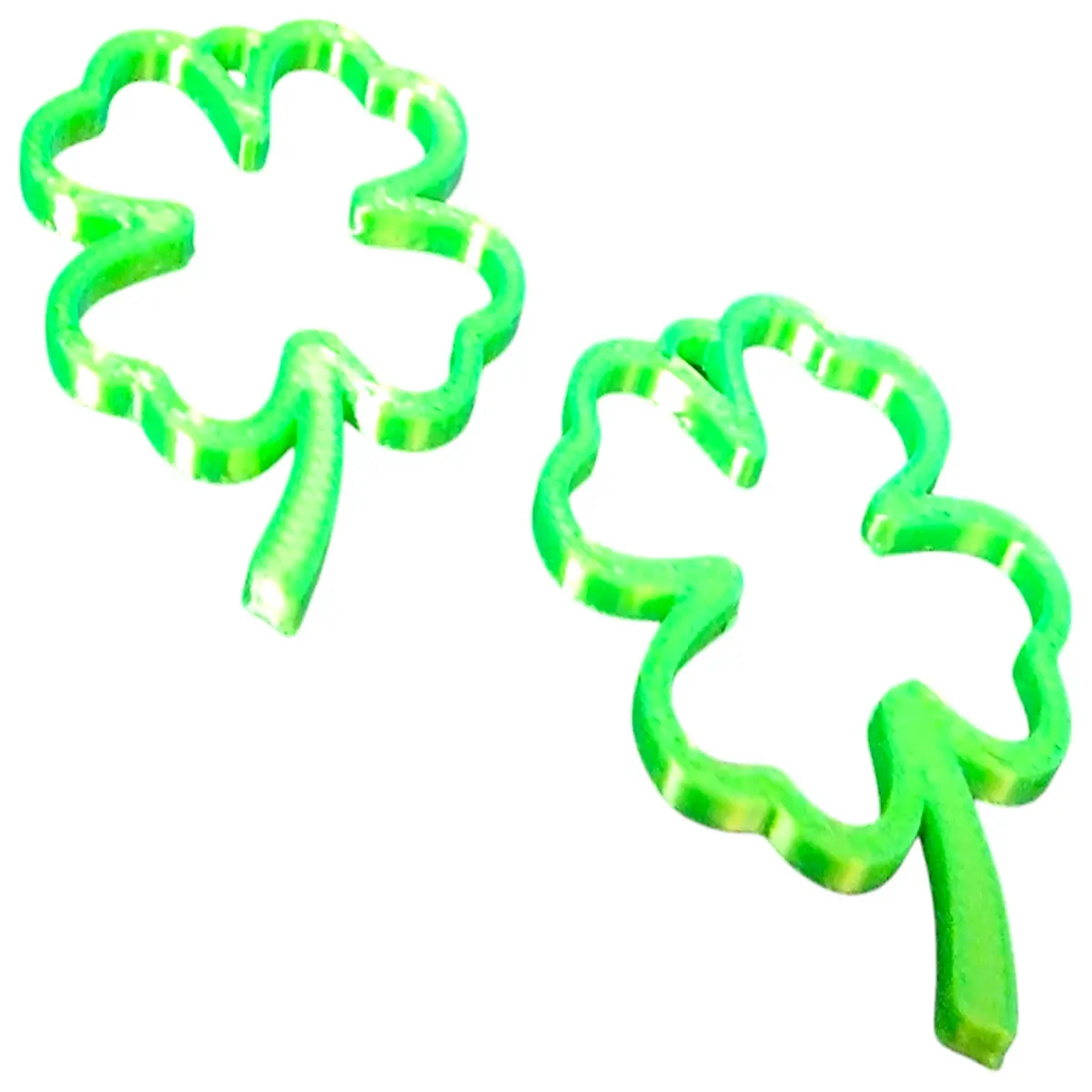 Three Leaf Earrings Keychain Decoration Simple Fresh Plant Accessory Minimalist Gift Earring Keychain Charm