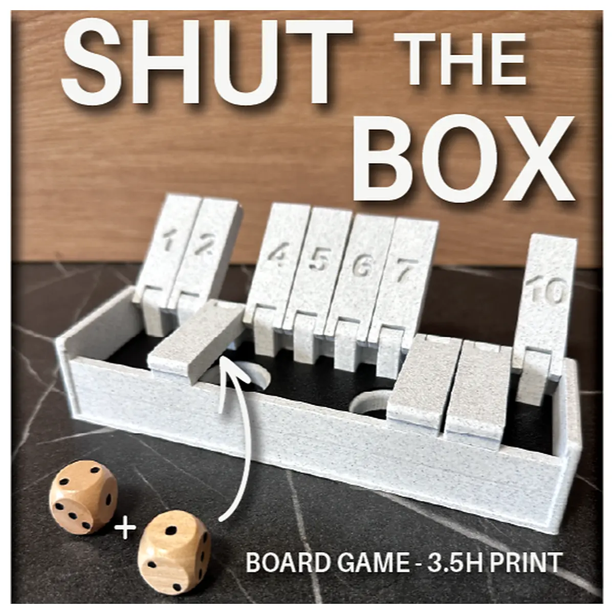 Lockbox Game 10 Digit 3D Printed Game Boxes Puzzle Toys Number Games Brain Teasers Desktop Games Gift Ideas